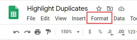 Hướng dẫn cách đánh dấu các mục trùng lặp trong Google Sheets